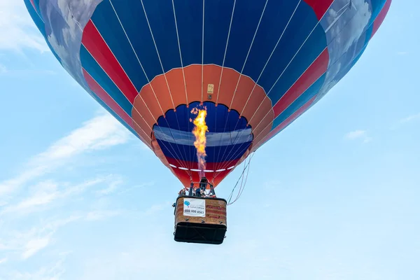 Belaya Tserkov Ukraine Août 2020 Montgolfière Colorée Volant Dans Ciel — Photo