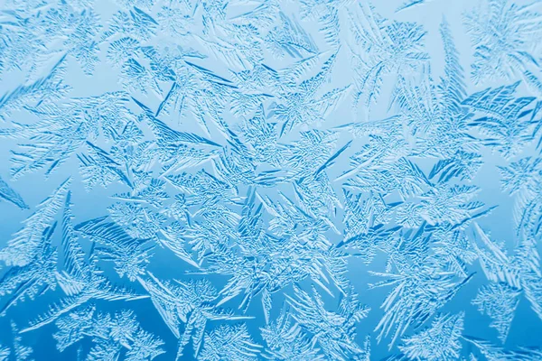 Abstraktes Frostiges Muster Auf Glas Hintergrundstruktur — Stockfoto