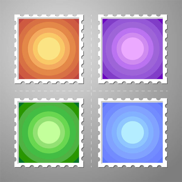 vector color square frame