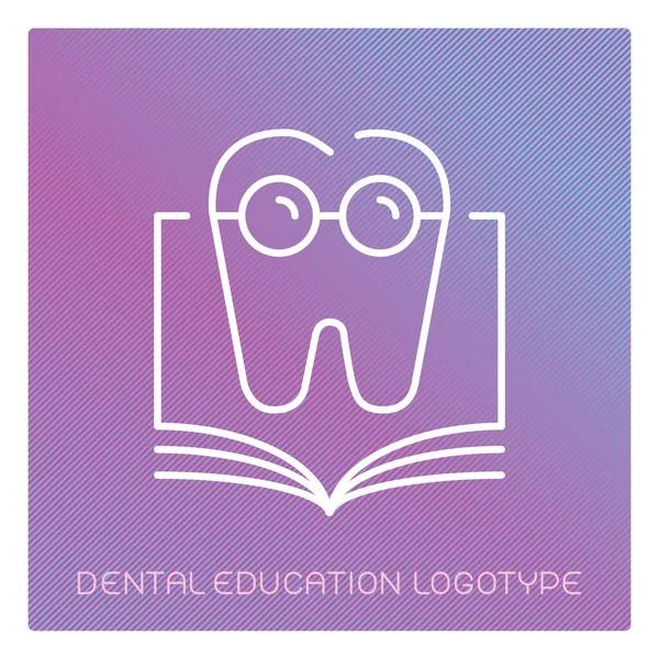 Λογότυπος Βιβλίου Οδοντιατρικής Εκπαίδευσης — Διανυσματικό Αρχείο