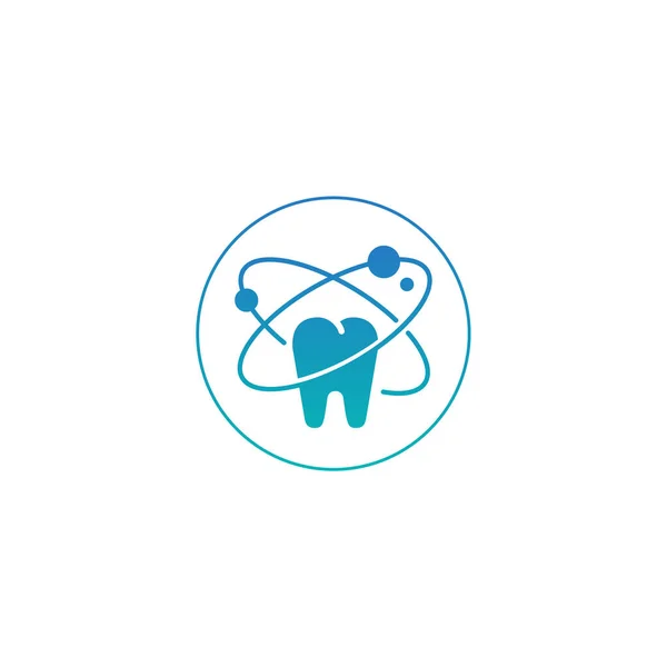 Διανυσματική Οδοντιατρική Εκπαίδευση Επιστημονικός Λογότυπος — Διανυσματικό Αρχείο