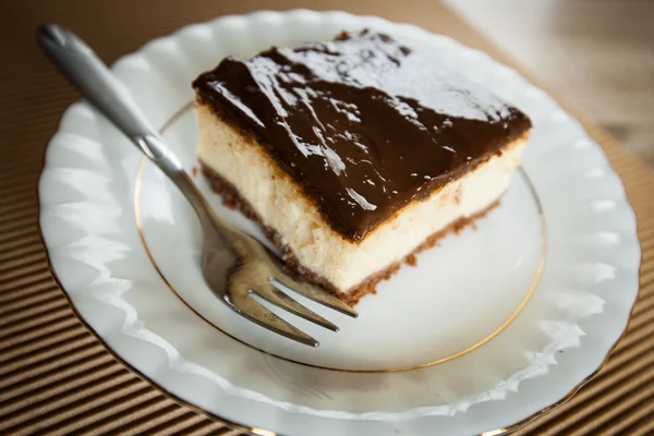 peynirli kek Çikolata kaplamalı