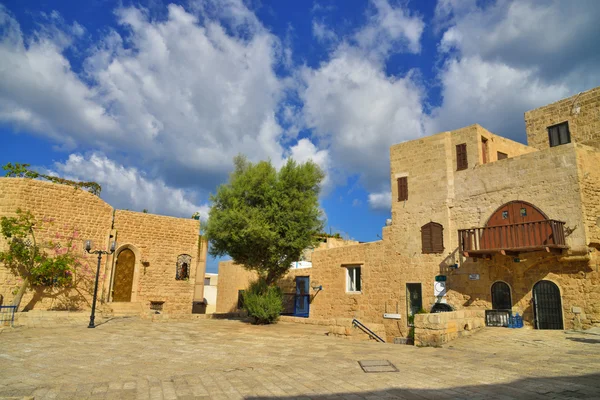 Staré budovy starého Jaffu Izraele — Stock fotografie