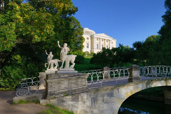 A ponte Parque de Pavlovsk — Fotografia de Stock