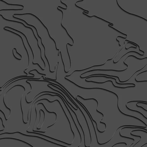 Mapa Línea Topografía Senderismo Montaña Concepto Mapa Topográfico Oscuro Con — Archivo Imágenes Vectoriales