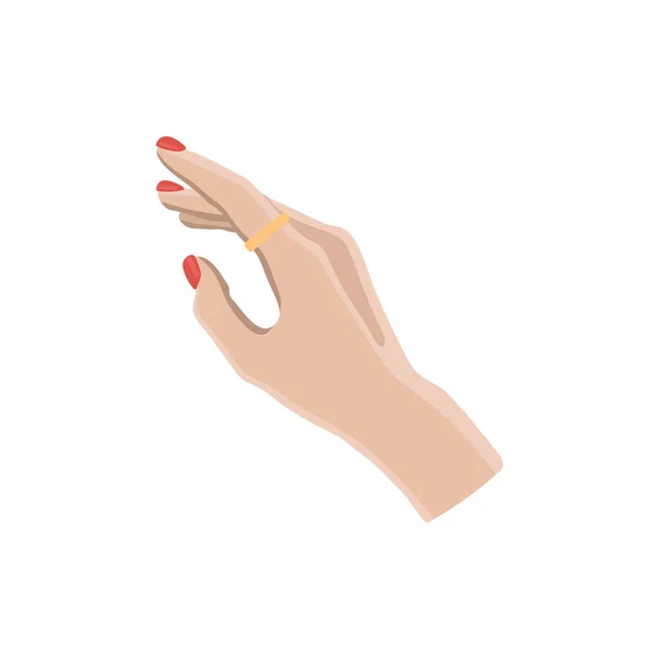 Salud Uñas Banner Cuidado Las Manos Las Uñas Diseño Uñas — Vector de stock