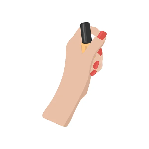 Salud Uñas Banner Cuidado Las Manos Las Uñas Diseño Uñas — Vector de stock