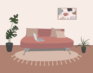 Çevrimiçi eğitim konsepti çizimi. Vektör stok illüstrasyonu