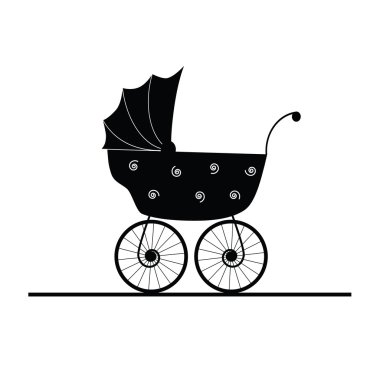 Download Baby Stroller Free Vector Eps Cdr Ai Svg Vector Illustration Graphic Art