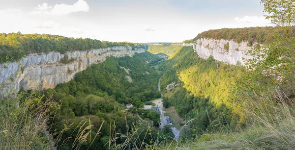 Baume Les Messieurs Francia 2020 Vista Del Circo Baume Les — Foto de Stock