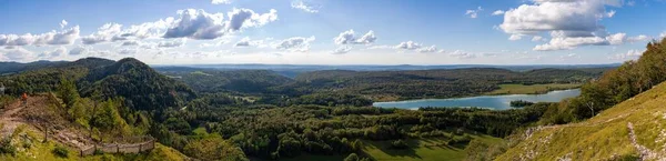 Bonlieu France 2020 Lake District Vue Depuis Sommet Aigle — Photo