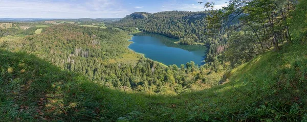 Saugeot Frankrike 2020 Utsikt Från Belvedere Rundan — Stockfoto