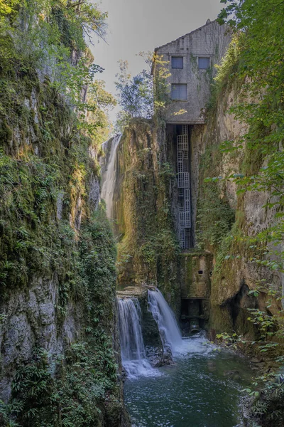 Les Planches Montagne Γαλλία 2020 Άποψη Των Καταρρακτών Στα Φαράγγια — Φωτογραφία Αρχείου