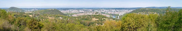 Besancon Frankrike 2020 Panoramautsikt Över Staden Och Citadellmurarna Från Belvedere — Stockfoto