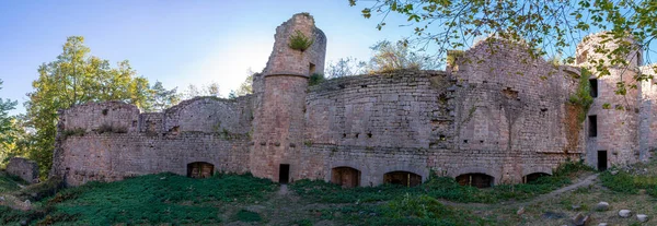 Heiligenstein Francja 2020 Widok Ruiny Zamku Landsberg — Zdjęcie stockowe