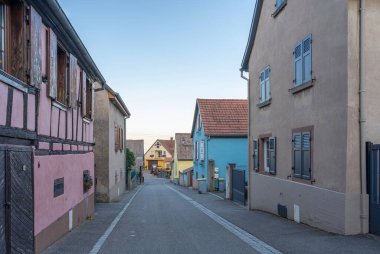 Heiligenstein, Fransa - 09 01 01 2020: Landsberg Kalesi 'nin kalıntıları