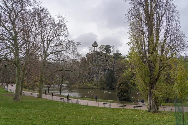 Parigi Francia 2020 Veduta Del Tempio Della Sibilla Nell Isola — Foto Stock