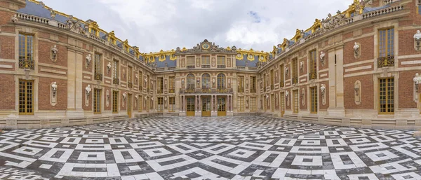 Versailles Frankrijk 2021 Kasteel Van Versailles Gezicht Gevel Van Het — Stockfoto