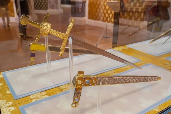 Versailles France 2021 Castle Versailles Coronation Sword Its Scabbard — Stock Photo, Image