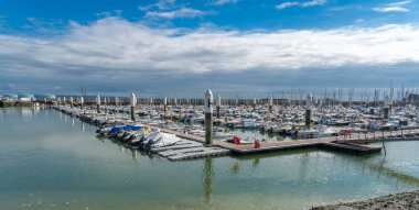 Le Havre, Fransa - 05: 30 2019: Liman 2000