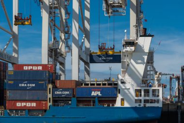 Le Havre, Fransa - 05: 30 2019: Liman 2000