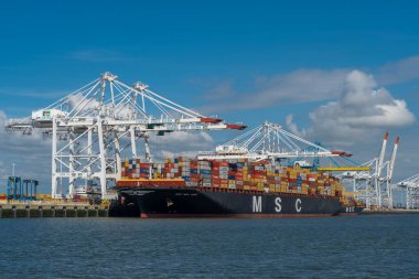 Le Havre, Fransa - 05: 30 2019: Liman 2000