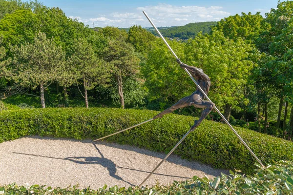 Etretat Francia 2019 Los Jardines Etretat Perca — Foto de Stock