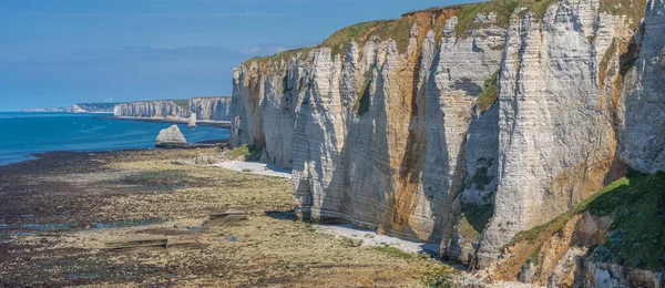 Etretat France 2019 Панорамный Вид Скалы — стоковое фото