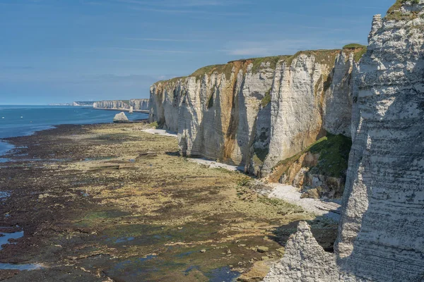 Etretat France 2019 Панорамный Вид Скалы — стоковое фото