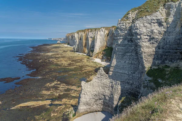 Etretat France 2019 Панорамный Вид Скалы — стоковое фото