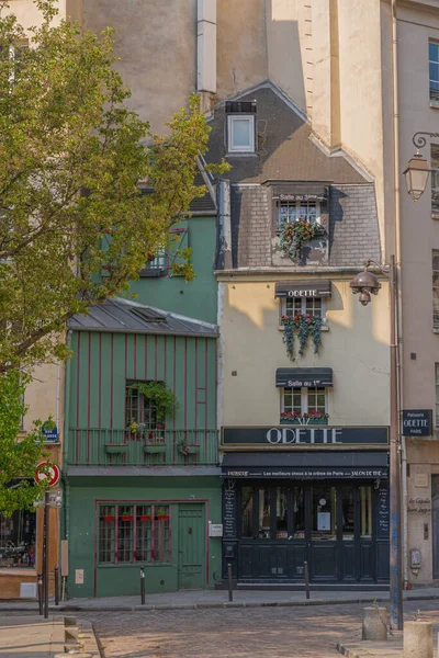 Paris France 2021 Vue Pâtisserie Odette Notre Dame Dans Rue — Photo