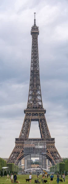 Párizs Franciaország 2020 Champ Mars Eiffel Torony Látképe Marsról — Stock Fotó