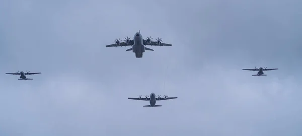 París Francia 2021 Exposición Aérea Del Julio Julio Desfile Aeronáutico —  Fotos de Stock