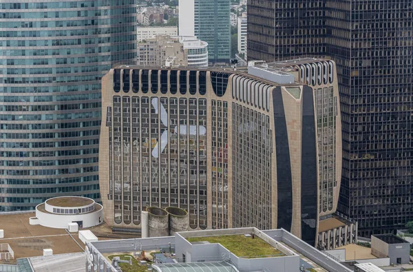 Defense París Francia 2021 Vista Detallada Fachada Del Edificio — Foto de Stock