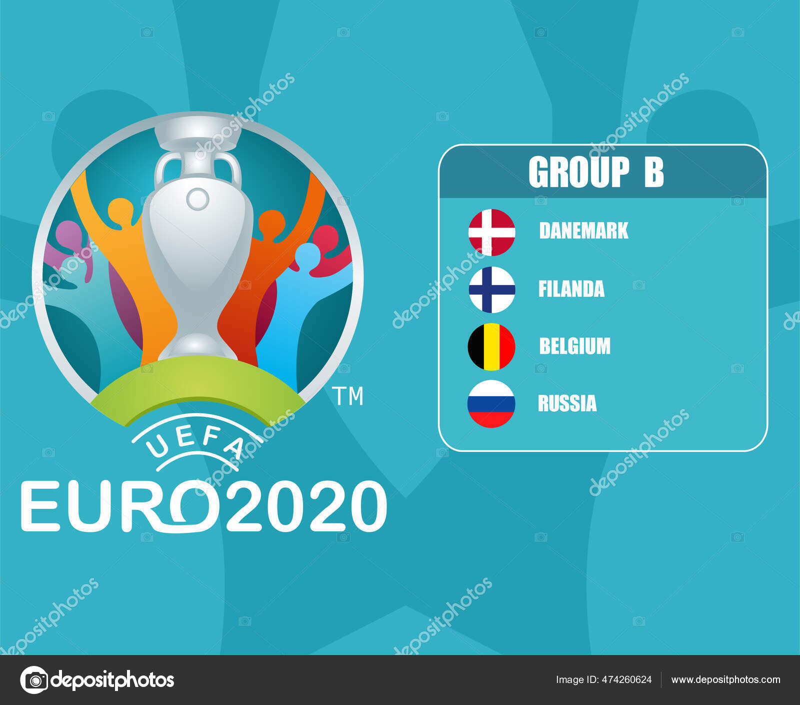 Evro 2020 Vektory Kartinki Klipart Evro 2020 Skachat Na Depositphotos