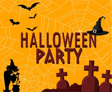 Soyut Cadılar Bayramı Arkaplan Vekili Balkabağı ya da Mezar Yarasası ve Hayalet İkramı