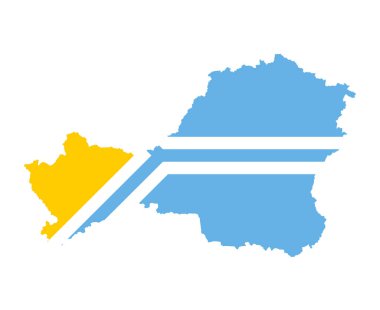 Tuva Bayrak Haritası Simge Simgesi Simgesi Resmetme Soyut Tasarım Elemanı