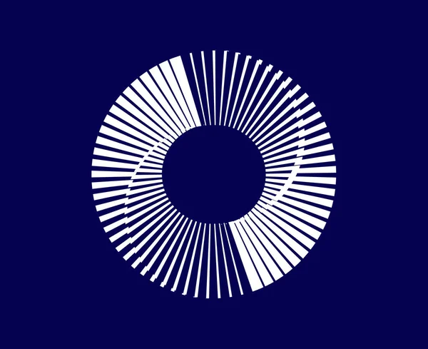 Spiral Dairesel Dalgalı Çizgiler Soyut Mavi Tasarım Vektör Resimleri