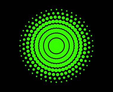 Girdap Deseni Arkaplan Soyut Renk Yeşil Tasarım Dinamik Doku Vektörü İllüstrasyonu