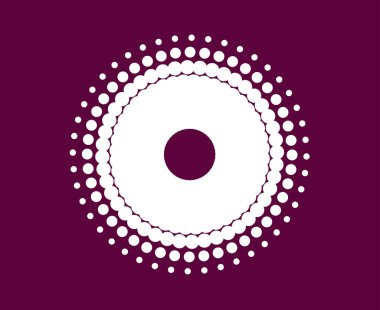 Spiral Noktalar Çember Mor Soyut Tasarım Girdap Doku Dinamik Vektör Çizimi