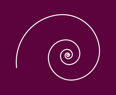 Eşit Spiral Design Mor Soyut Tasarım Dinamik Doku Vektör Resimleri