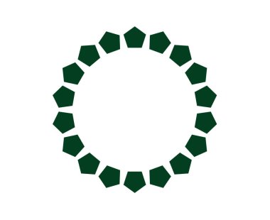 Soyut Geometrik Desen Sarmal Yeşil Renk Tasarım Vektörü ResmiComment