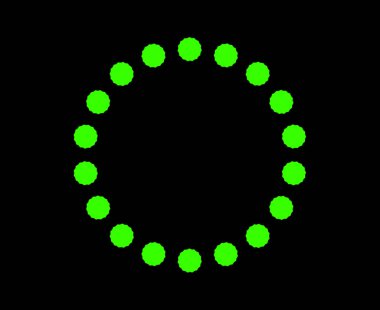 Dairesel Desen Spiral Yeşil Renk Soyut Tasarım Vektörü Resimleri