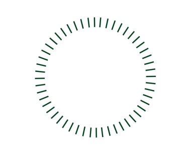 Spiral Dairesel Radyal Çizgiler Desen Yeşil Renk Soyut Tasarım Vektörü İllüstrasyonu