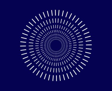 Spiral Radikal Dairesel Çizgiler Desen Mavi Soyut Tasarım Vektörü ResimleriName