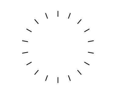 Radikal Dairesel Çizgiler Spiral Desen Siyah Renk Soyut Tasarım Vektörü İllüstrasyonu