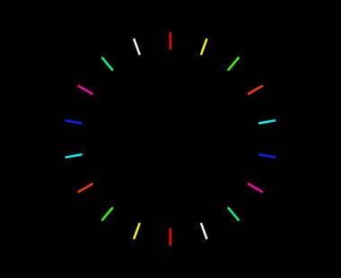 Radikal Dairesel Çizgiler Spiral Desen Çok Renkli Soyut Tasarım Vektörü İllüstrasyonu