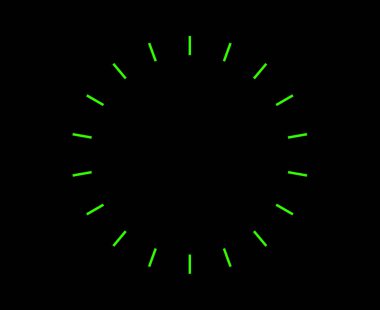 Radikal Dairesel Çizgiler Spiral Desen Yeşil Renk Soyut Tasarım Vektörü İllüstrasyonu