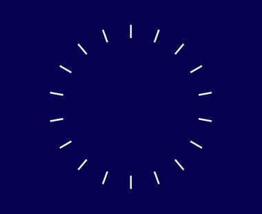 Radikal Dairesel Çizgiler Spiral Desen Mavi Soyut Tasarım Vektörü İllüstrasyonu