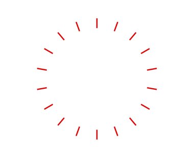 Radikal Dairesel Çizgiler Spiral Desen Kırmızı Renk Soyut Tasarım Vektörü İllüstrasyonu